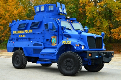 Columbia Police Department's MRAP MaxxPro