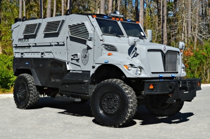 Bluffton Police Department's MRAP MaxxPro